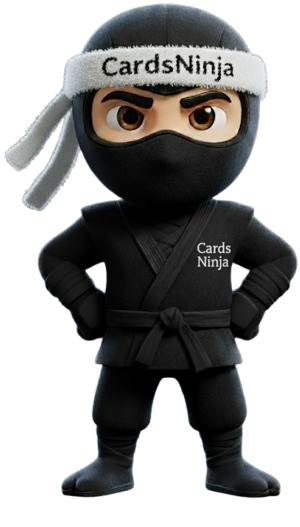 Mascote ninja do CardsNinjas